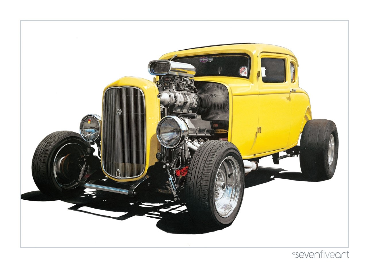 '32 Yellow Coupe