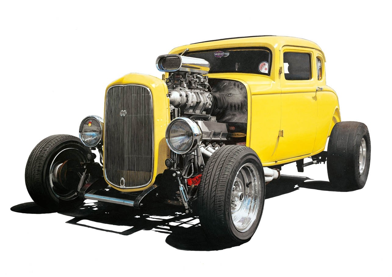 '32 Yellow Coupe